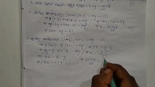 Equations with two variables Math Slove by Bikash Edu Care Episode 14