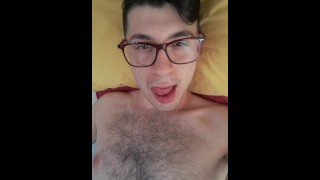 Solo Boy Masturbation While He Moans And Enjoys With Orgasm