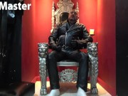 Preview 6 of The more you huff the more leather I put on then cum with me as I stroke my uncut cock PREVIEW
