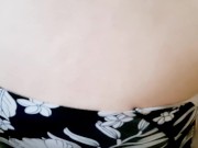 Preview 2 of Wonderful stinky farts dirty sanitary pad and big ass for your Italian stepmother