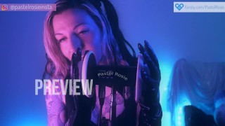 SFW ASMR - Latex Gloves Triggers - PASTEL ROSIE - Egirl Deep Intense Tingle Testing in Your Brain