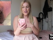 Preview 1 of SPH solo lady talks dirty about small cocks on her phone