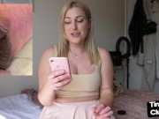 Preview 2 of SPH solo lady talks dirty about small cocks on her phone