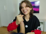 Preview 1 of Messy Facials Compilation by Cute Amateur Slut hiyouth - Hottest Cum in Mouth + Cumplay!