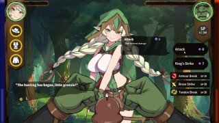 Gameplay of girl fucking and sucking horny zombies cock getting her ass fucked | Hentai Game | P1
