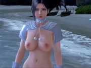 Preview 1 of Dead or Alive Xtreme Venus Vacation Elise Rain Drop Outfit Nude Mod Fanservice Appreciation