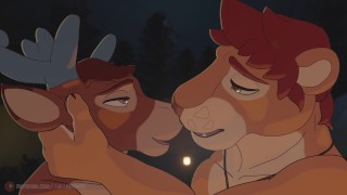 Rhino Cums Inside Twink Boy Hard (Furry Gay Sex) / Wild Life Furries