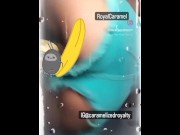 Preview 4 of Latina black girl riding dildo dancing on dick skynny girl fucking a dildo real Instagram