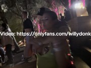 Preview 5 of Busty Asian in Fishnets Fucks after Rave at Red Rocks