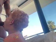 Preview 3 of Blond FtM Twink Wrecked By Monster Cock
