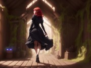Preview 4 of Ai hentai story: POV redhead witch finds you in the woods