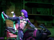 Preview 3 of The Wraith & Yui Kimura starring in Biker Girl!! (Dead by Daylight)