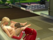 Preview 5 of Trans with Pregnant Sims 4 Outtakes / bloopers