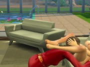 Preview 6 of Trans with Pregnant Sims 4 Outtakes / bloopers