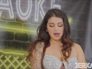 Preview 3 of Jerkaoke- Sexy Latina Gianna Dior Gets Railed Doggy Style