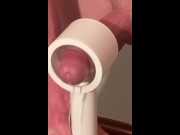 Preview 1 of Banana Cleaner ~ Masturbation ~ Automatic Stroker ~ Massive Cumshot ~ Slow Motion ~ Richard Leaks