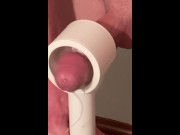 Preview 4 of Banana Cleaner ~ Masturbation ~ Automatic Stroker ~ Massive Cumshot ~ Slow Motion ~ Richard Leaks