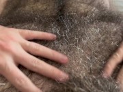 Preview 4 of FURPLAY: POV Extremely Hairy Bisexual Bear Cums While Rubbing His Furry Body