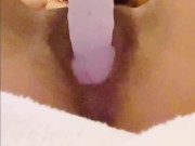 Preview 2 of Fucking myself with my 7inch toy