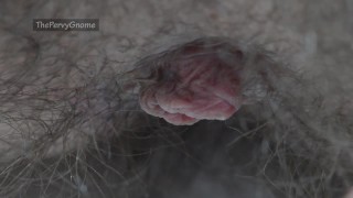 Hairy Hole Extreme - getting real close to my rosebud ass and jerking off