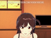 Preview 2 of CHIZURU MIZUHARA DOES HER FIRST TIME 😳 RENT A GIRLFRIEND HENTAI