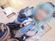 Preview 5 of 💙❄️【ありすほりっく】酔いどれ巨乳騎士にお持ち帰りされ、精子が枯れ果てるまで太ももと生膣にトロトロ甘サド搾精される動画