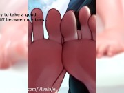Preview 4 of Hentai Feet Jerk Off Challenge - Hard Mode - *TRAILER* (Link are in the description)
