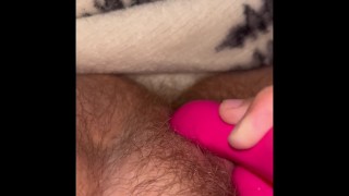 Double orgasm on clit - 80’s full bush close up
