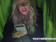 Preview 2 of Blonde Hotboxing Your Tent with Farts and Dutch Oven POV Fart Domination Discipline while Camping