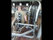 Preview 2 of Muscular bear at the gym