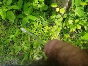 Preview 5 of pissing in the great outdoors pov