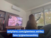 Preview 1 of Your gamer giantess Ashley: crush and worship
