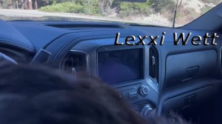 Hungry Pinay MILF eats Daddy's cum on way to the beach! - Lexxi Wett