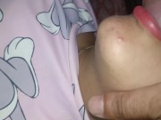 Preview 1 of A HOT BLOWJOB GIVEN BY GIRLFRIEND !!