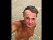 Preview 1 of UltimateSlut Christophe NUDE BEACH PART 17 NUDE RUNNING