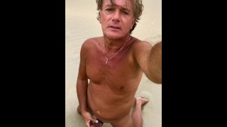 Ultimateslut Christophe NUDE BEACH PART 19 FINAL ORGASM