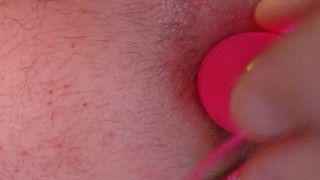 Tight asshole play gape