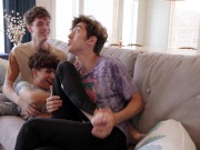 Preview 3 of NastyTwinks - Tickled Twink - Zayne Bright Gets Tickled and Fucked by His Friends