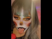 Preview 3 of (SEXTPANTHER: Flamefairy )  I LOVE BEING A MESSY LITTLE CLOWN SLUT 🥵💋😈🙈