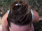 Preview 4 of Blowjob with an ending in the throat in nature