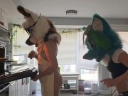 Preview 1 of Furry Femboy Fucks Slutty Baker And Ruins Her Tight Pussy - Berrylicious