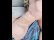 Preview 4 of Sexy Blonde Gives Sloppy Slurrpy Blowjob, No Hands