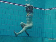 Preview 3 of Russian petite skinny beauty Lera underwater