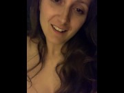 Preview 1 of Sexy solo female cumming thinking about you watching me gets me wet