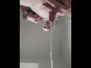Preview 3 of Pissing with slow motion dribble