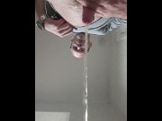Preview 4 of Pissing with slow motion dribble