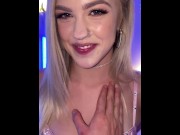 Preview 1 of Stunning Busty Blonde Does Her FIRST Porn BTS