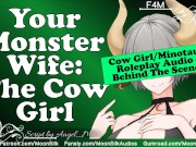 Preview 3 of F4A - LETS MAKE MILK - VA Makes SFX w_ You! - Your Monster Wife_ The Cow Girl - Behind the Scenes