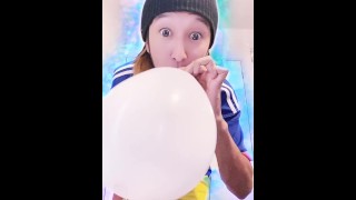 Man who pops balloons with anal Mr.origami [Amateur/Japanese] Distributor Handsome YouTube