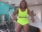 Preview 1 of POV Your Sexy Personal Trainer Giving You Motivation During Workouts